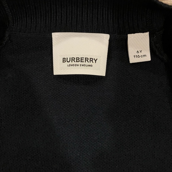 NWT-Burberry Wool Blend Cardigan 6Y (Posh Party Sale!) - Picture 6 of 10